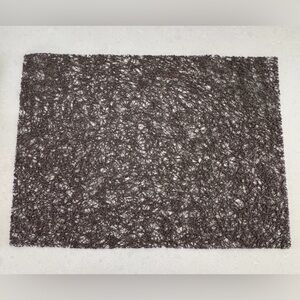 6 Moe’s Home Collection Rectangle Spun Placemats Brown